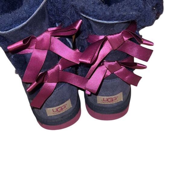 Ugg Blue Winter Boots Size 6 - Picture 3 of 7